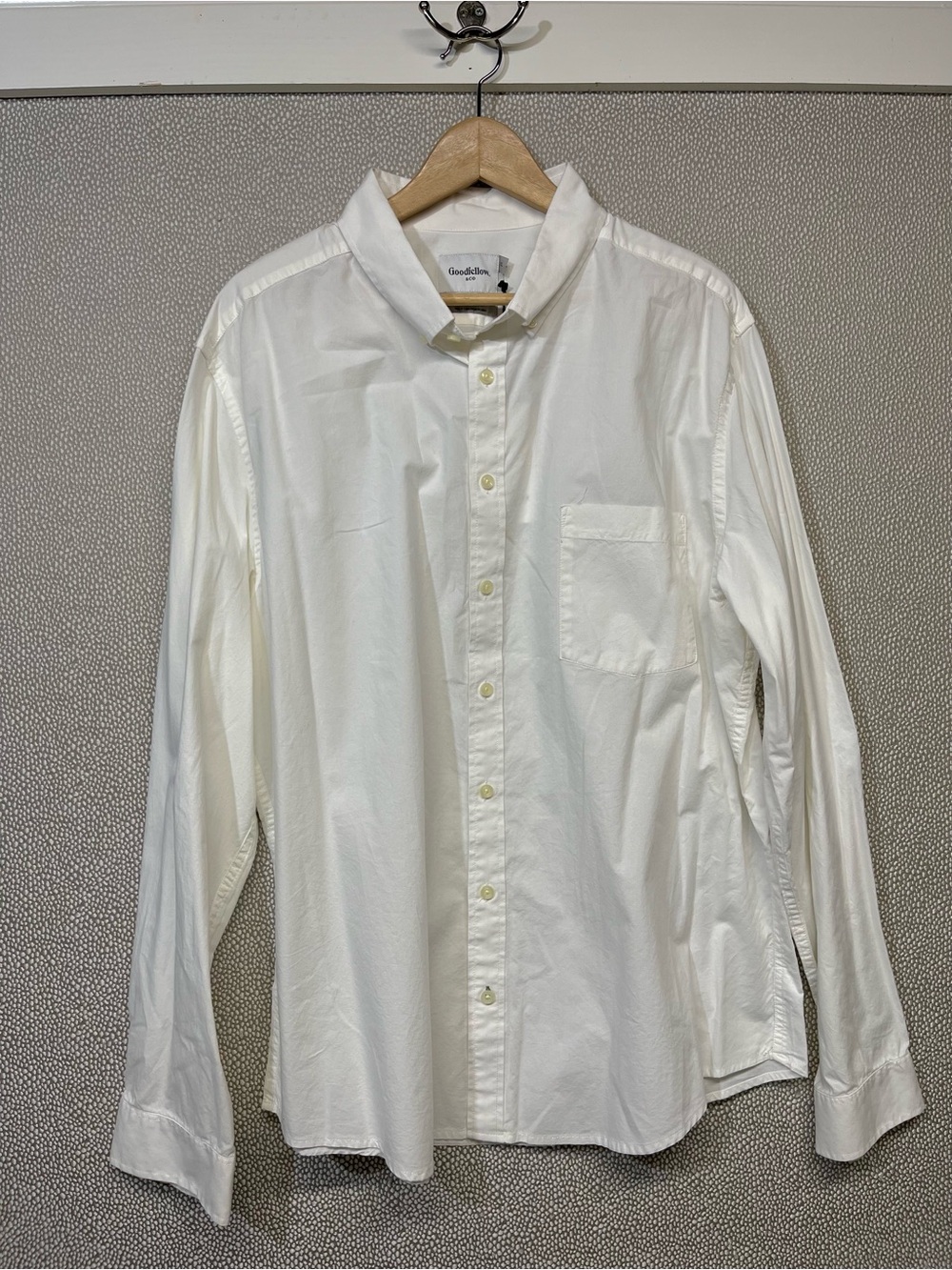 🆕 XXL Goodfellow & Co Northrup Off-White Button-Down Shirt Men's